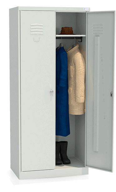Шкафчики для одежды из металла